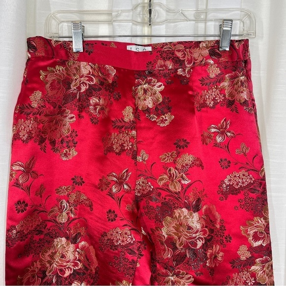 Vintage Y2k I. S. C. oriental red pants - Picture 3 of 10